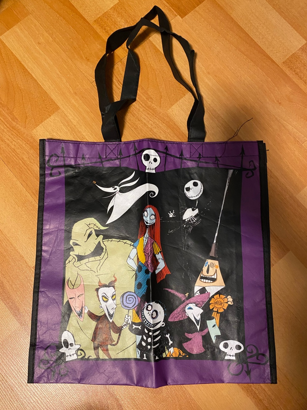 Nightmare Before Christmas Shopping Bag